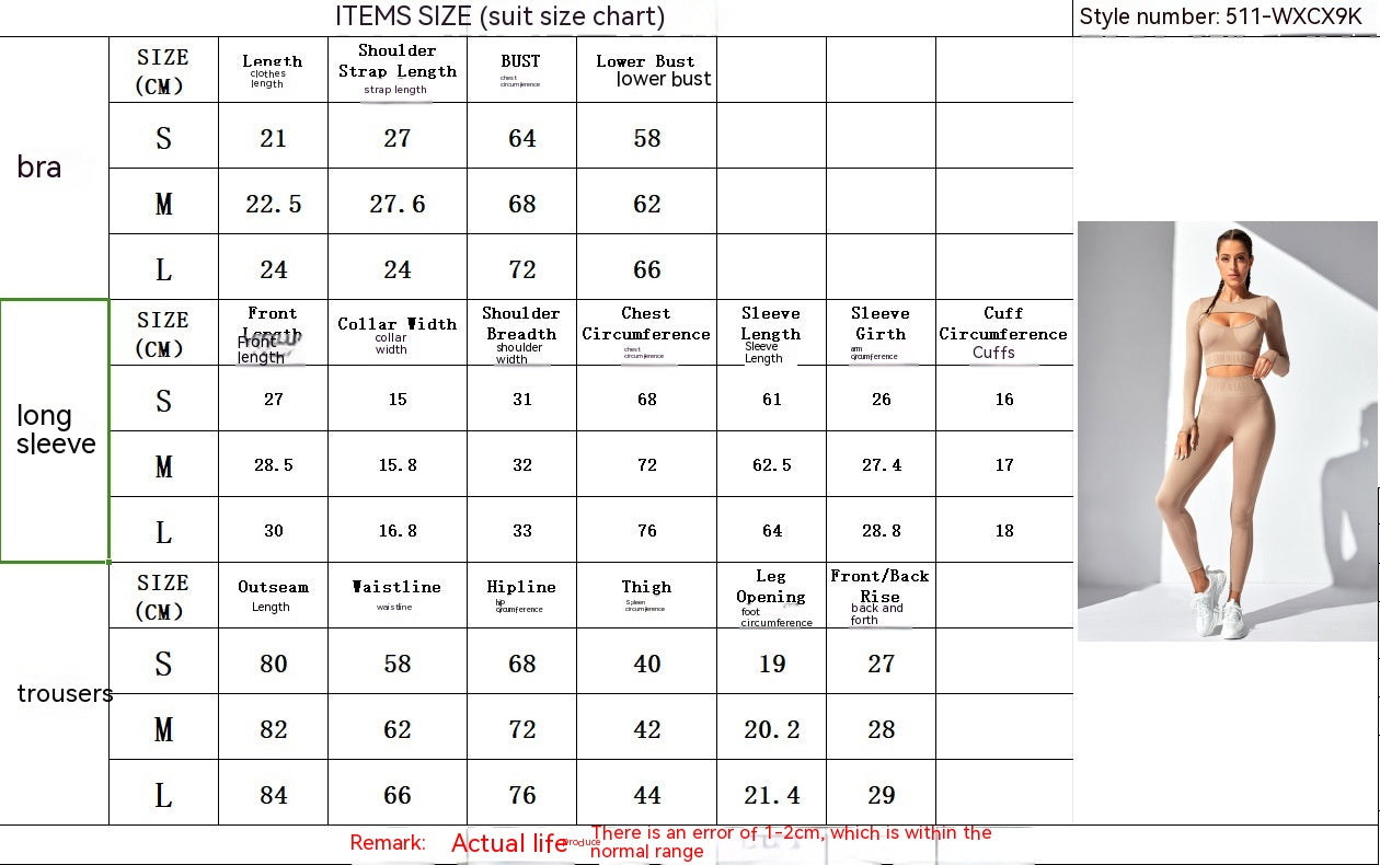 Women's High Elastic Tight Breathable Casual Sports Running Fitness Yoga Wear Three-piece Suit